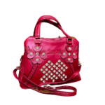 Ladies Party Bag Maroon color -3 Part