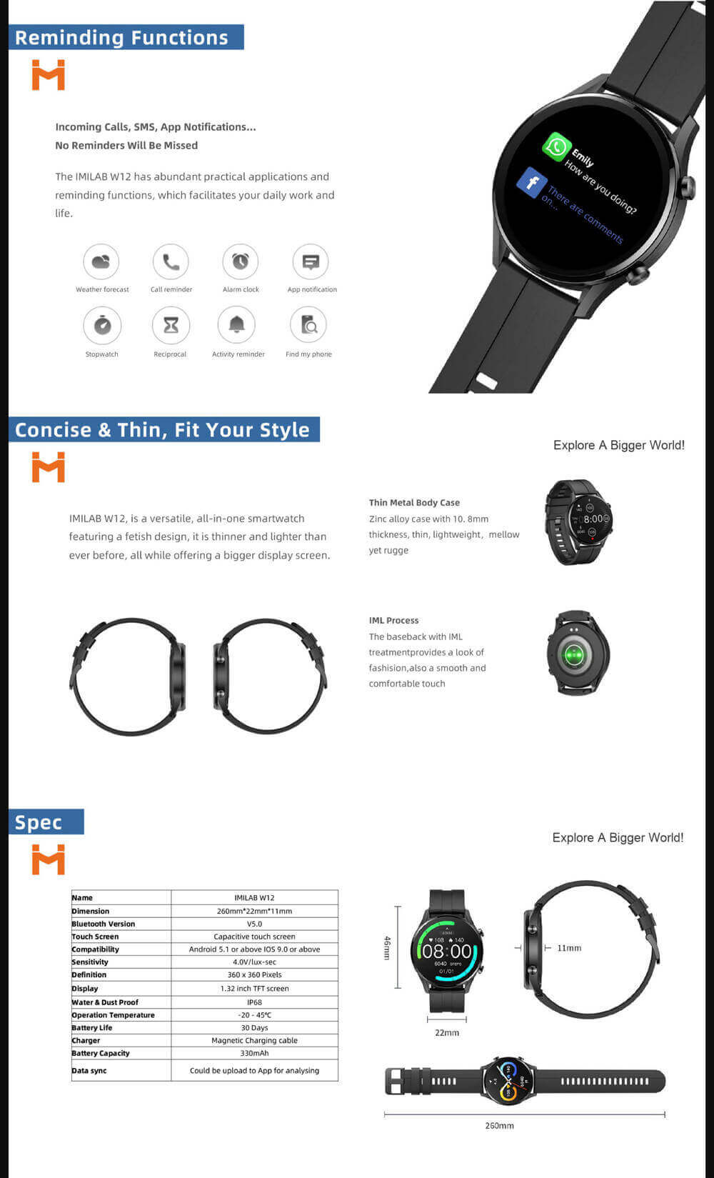 imilab w12 price in bangladesh