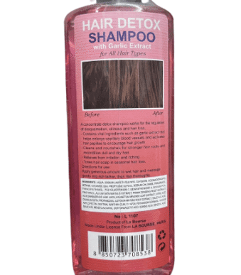 La Bourse Hair Detox Shampoo Garlic Extract