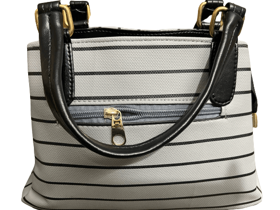 Ladies Casual Bag White Stripe Color