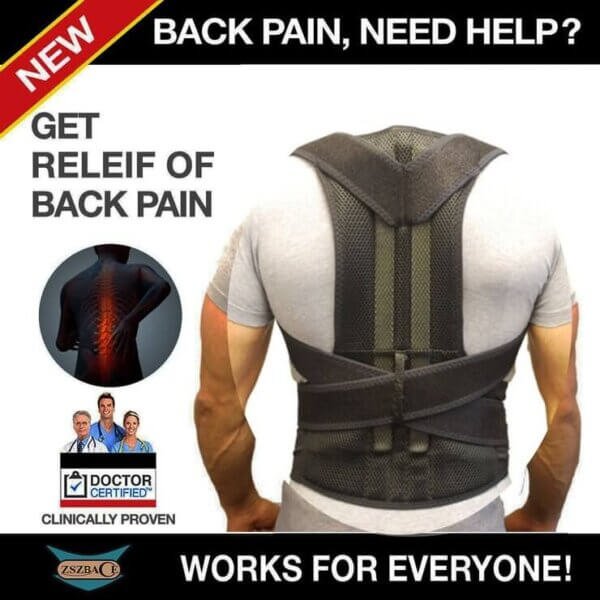 Posture Corrector/Back Pain Relief Brace for men & women