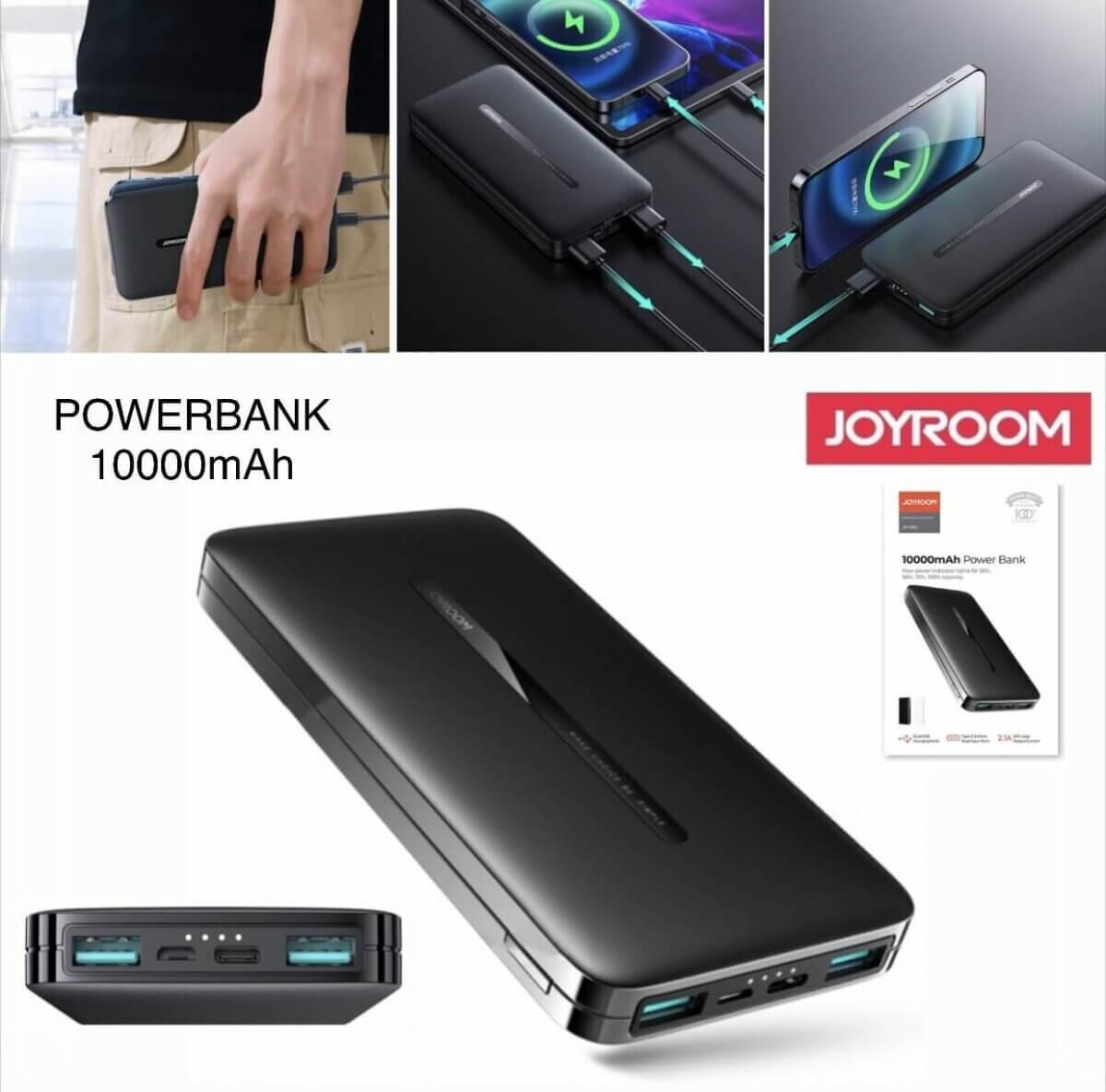 JOYROOM JR-T012 10000MAH DUAL USB POWER BANK