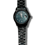 rolex oyster perpetual day date black dial